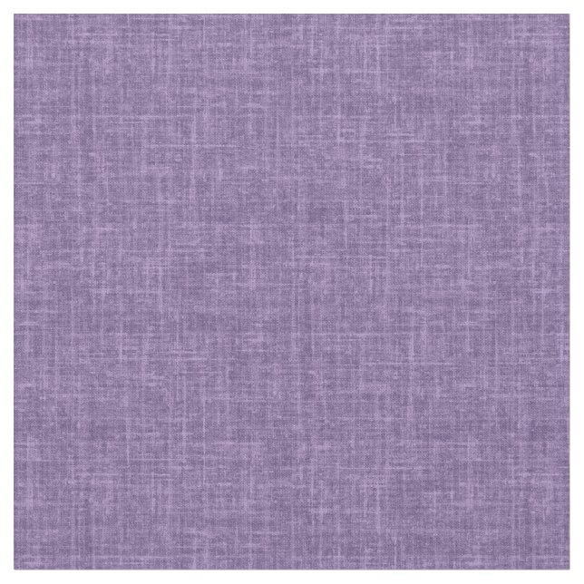 Dark Heather Purple Linen Fabric (Close Up)