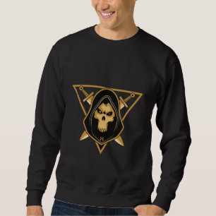 Dark Hooded Skull Men’s Sweatshirt