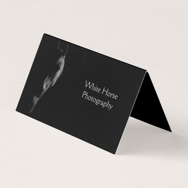 Dark Horse Personalised Business Card (Front)