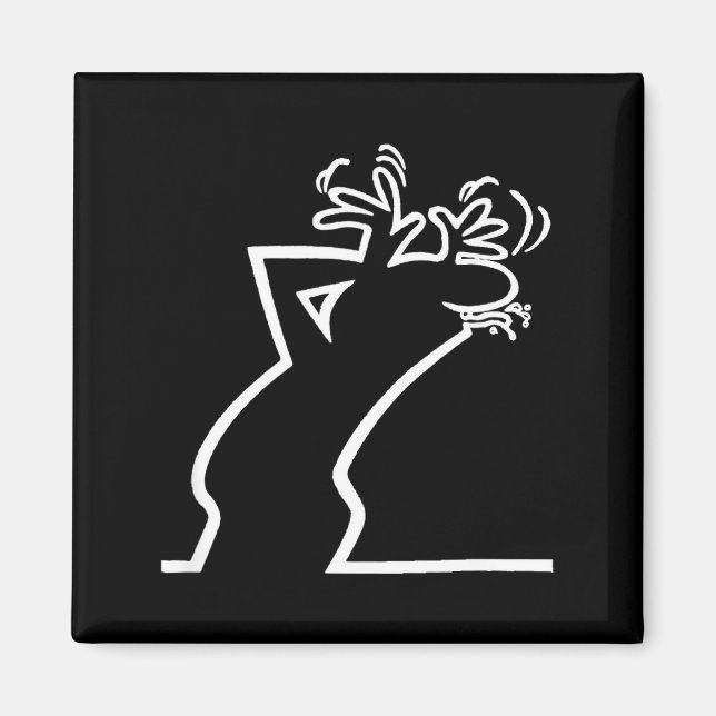 Dark Humor Sarcasm Funny Quote Witty Irony Office  Magnet (Front)