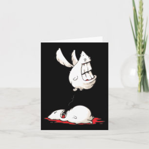 Dark Humour Ghost Strange Creature Card