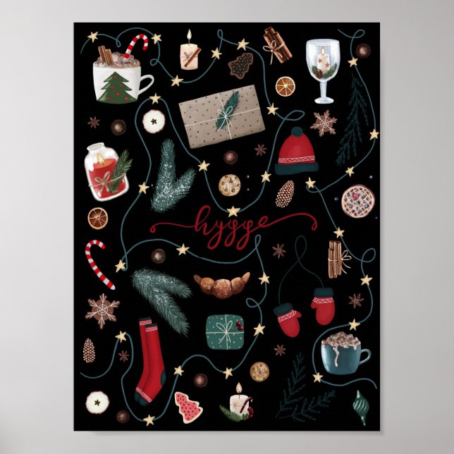 Dark Hygge Christmas Poster (Front)