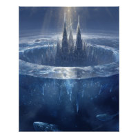 Dark Ice Spire in Frozen Halo Sea