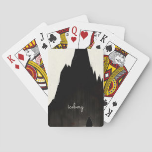Dark Iceberg Playing Cards