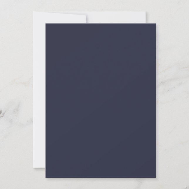 Dark Ink Navy Blue Solid Trend Colour Background (Front)