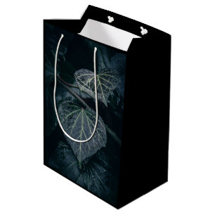 Dark Ivy Nature Photo Medium Gift Bag