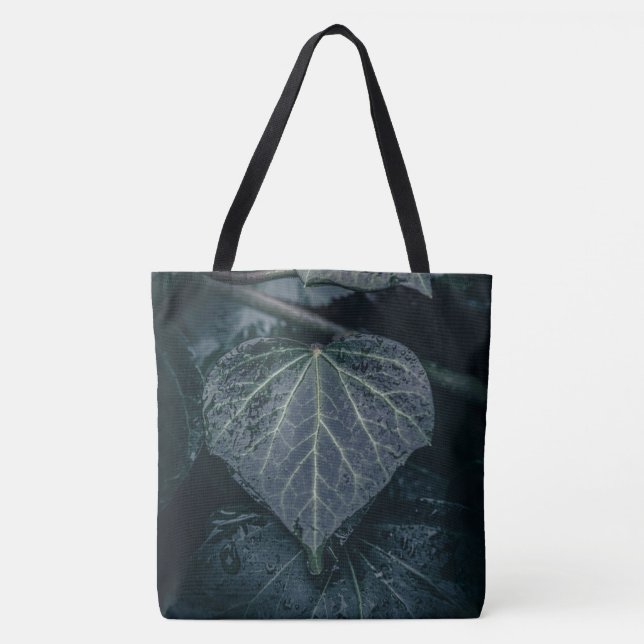 Dark Ivy Nature Photo Tote Bag (Front)