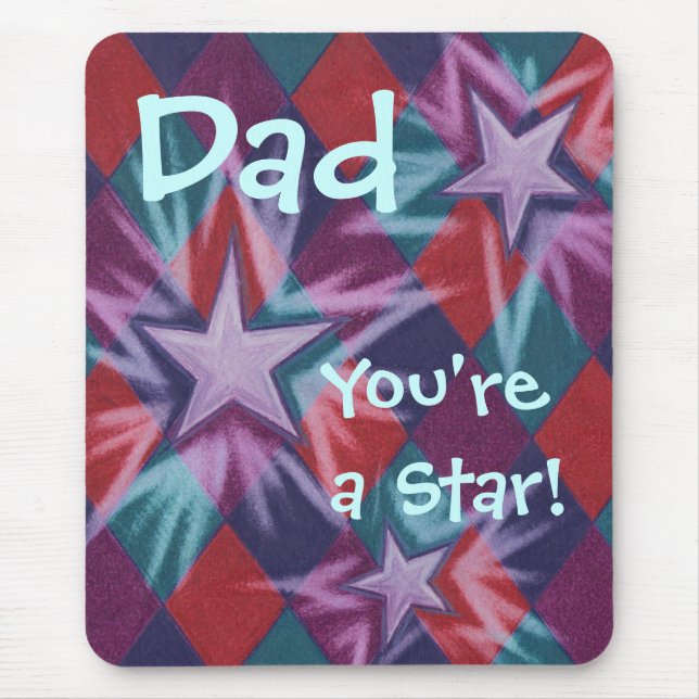 Dark Jester 'Dad You're a Star' mousepad (Front)
