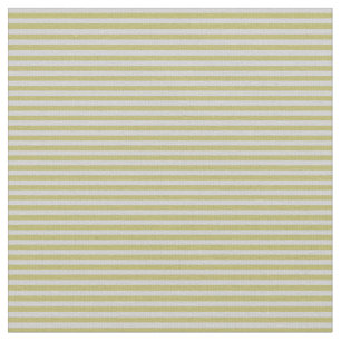 Dark Khaki and Light Grey Coloured Stripes Fabric