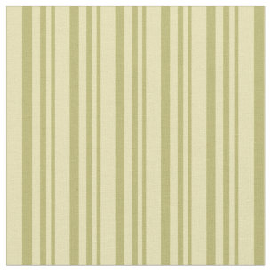 Dark Khaki and Tan Pattern of Stripes Fabric