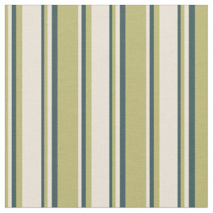 Dark Khaki, Bisque, and Dark Slate Grey Pattern Fabric