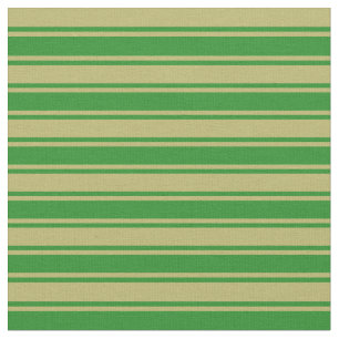 Dark Khaki & Forest Green Coloured Pattern Fabric