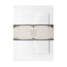 Dark Kingdom Gothic Fantasy Wedding Invitation
