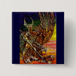 DARK KNIGHT 15 CM SQUARE BADGE