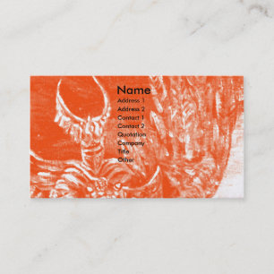 DARK KNIGHT Gold metallic Business Card