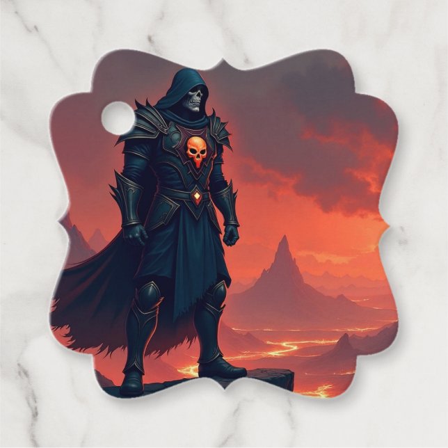 Dark Knight of Flame Favour Tags (Front)