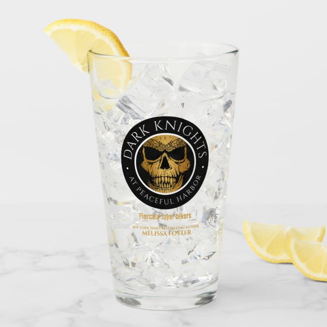 Dark Knights Logo Glass (Front Ice)