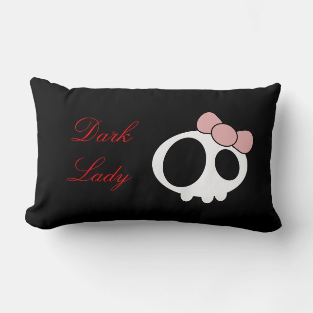 Dark Lady Pillow (Front)