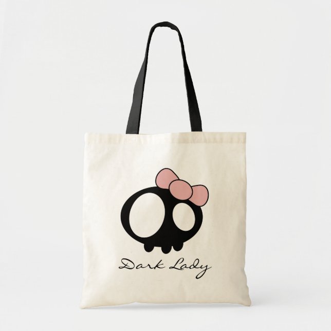 Dark Lady Tote Bag (Front)