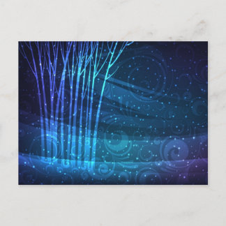 dark landscape postcard