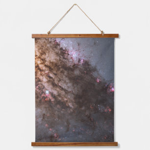 Dark Lanes Of Dust Crisscross Centaurus A Galaxy. Hanging Tapestry