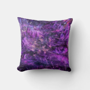 Dark Lavender Cosmic Decor Cushion