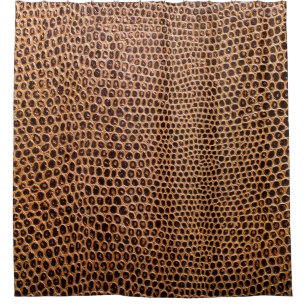 dark leather background shower curtain