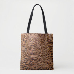 dark leather background tote bag