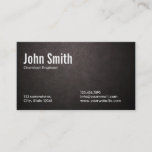 Dark Leather Chemical Engineer Business Card<br><div class="desc">Dark Leather Chemical Engineer Business Card.</div>