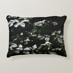 Dark Leaves Decorative Cushion
