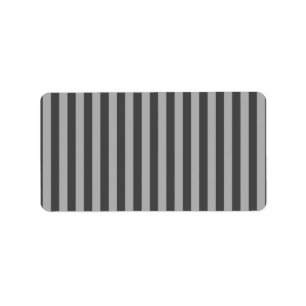 Dark Light Grey Vertical Lines Geometric Stripes Label