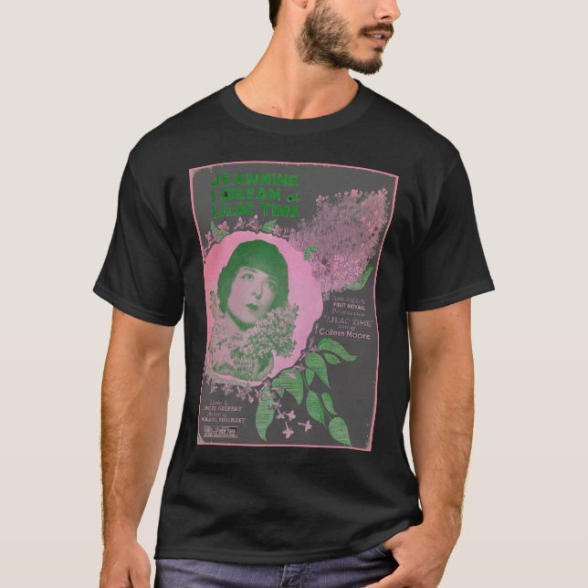 Dark "LILAC TIME" T-Shirt (Front)