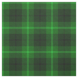 Dark lime, grass green, black/lime stripe plaid fabric