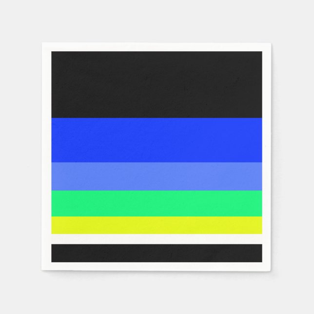 Dark lines napkin (Front)