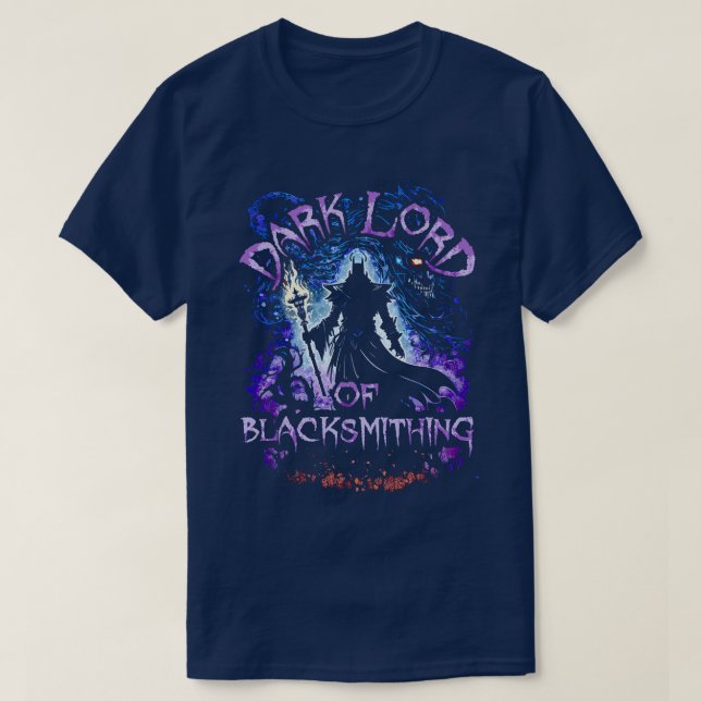 Dark Lord Blacksmithing T-Shirt (Design Front)