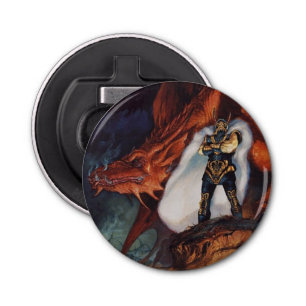 Dark Lord Dragon Bottle Opener Magnet