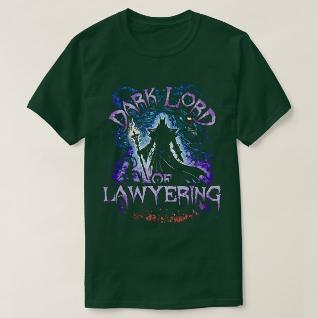 Dark Lord Of Lawyering T-Shirt (Design Front)