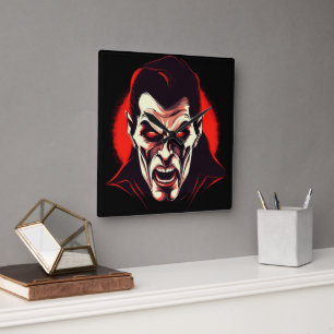 Dark Lord Square Wall Clock