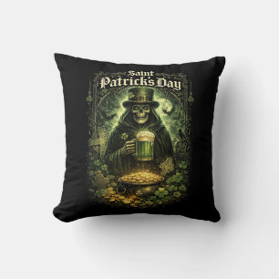Dark Luck of Saint Patrick Cushion
