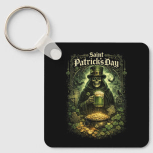 Dark Luck of Saint Patrick Key Ring