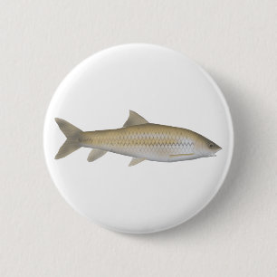Dark Mahseer 6 Cm Round Badge