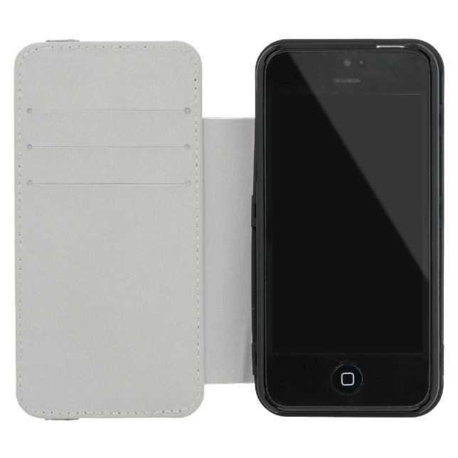 Dark Marble Pattern Abstract Alcohol Ink Style Dar Incipio iPhone Wallet Case (Inside)