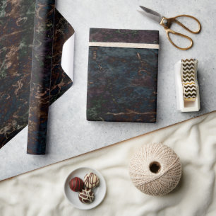 Dark Marble Wrapping Paper