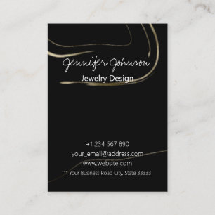Dark Marbling Business Card