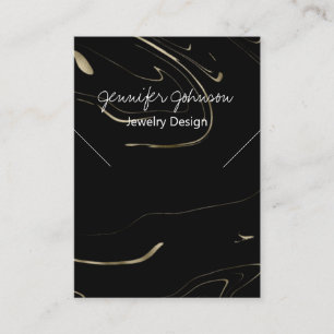 Dark Marbling Necklace Display Card