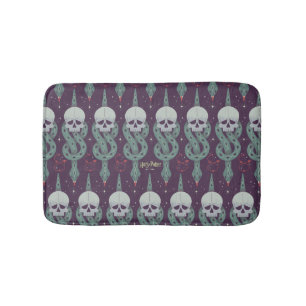 Dark Mark Geometric Icon Pattern Bath Mat
