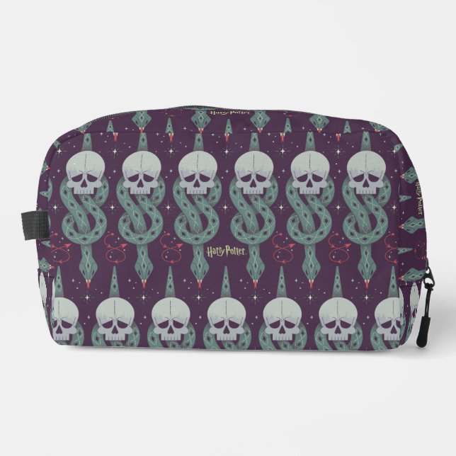 Dark Mark Geometric Icon Pattern Dopp Kit (Front)