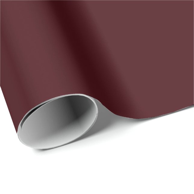 Dark Maroon colour Wrapping Paper (Roll Corner)