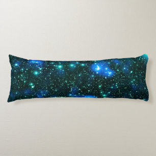 Dark Matter Blue Teal Body Cushion