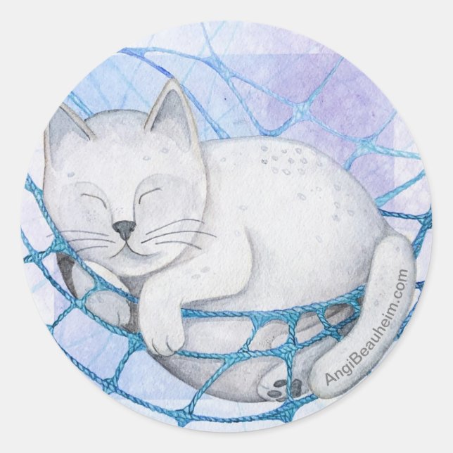 Dark Matter Cat Stickers (Front)